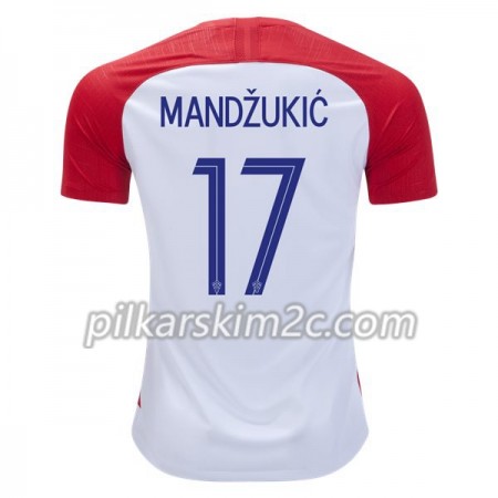 Koszulka Chorwacja Mandžukić 17 Główna Mistrzostwa Świata 2018 - Koszulki Piłkarskie